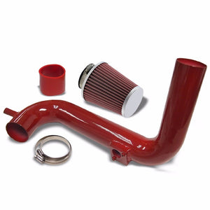 Red Shortram Air Intake/Red Taper Filter+Red Hose For Scion 12-14 iQ US-Spec-Performance-BuildFastCar