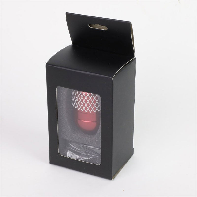 M8/M10/M12 Thread Red 5-Speed MT Aluminum Netted Design Short Throw Racing Shift Knob+Reverse-Interior-BuildFastCar