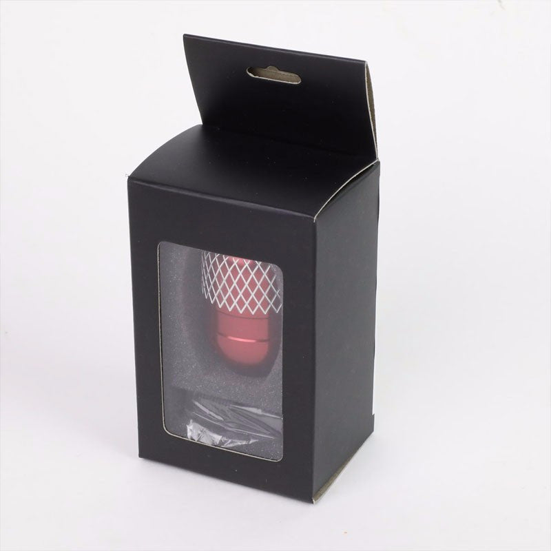 M8/M10/M12 Thread Red 6-Speed MT Aluminum Netted Design Short Throw Racing Shift Knob+Reverse-Interior-BuildFastCar
