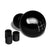 M8/M10/M12 Universal Black 5-Speed MT Aluminum Round Racing Shifter Knob-Interior-BuildFastCar
