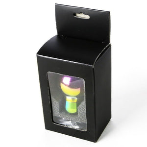 Neo Chrome Clear Shift Pattern Round Racing Shifter Knob+M8/M10/M12 Thread Base-Interior-BuildFastCar