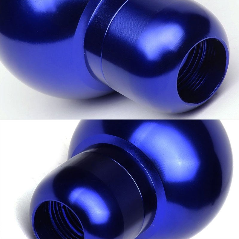 M8/M10/M12 Thread Blue 5-Speed MT Aluminum Round Short Racing Shifter Knob-Interior-BuildFastCar