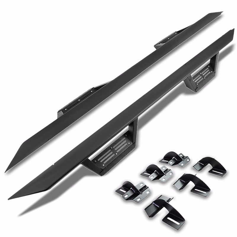 Black Step-Down Running Board Nerf Bar 15+ Ford F-150 Extended Cab BFC-RUNB-G222-0008