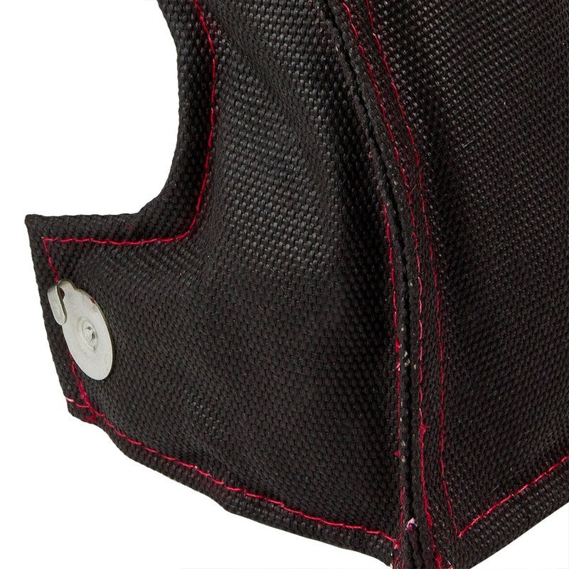 Black/Red Stitch Turbo/Turbocharger Heat Wrap Blanket for T3/25/28 GT35/37 CT26-Performance-BuildFastCar