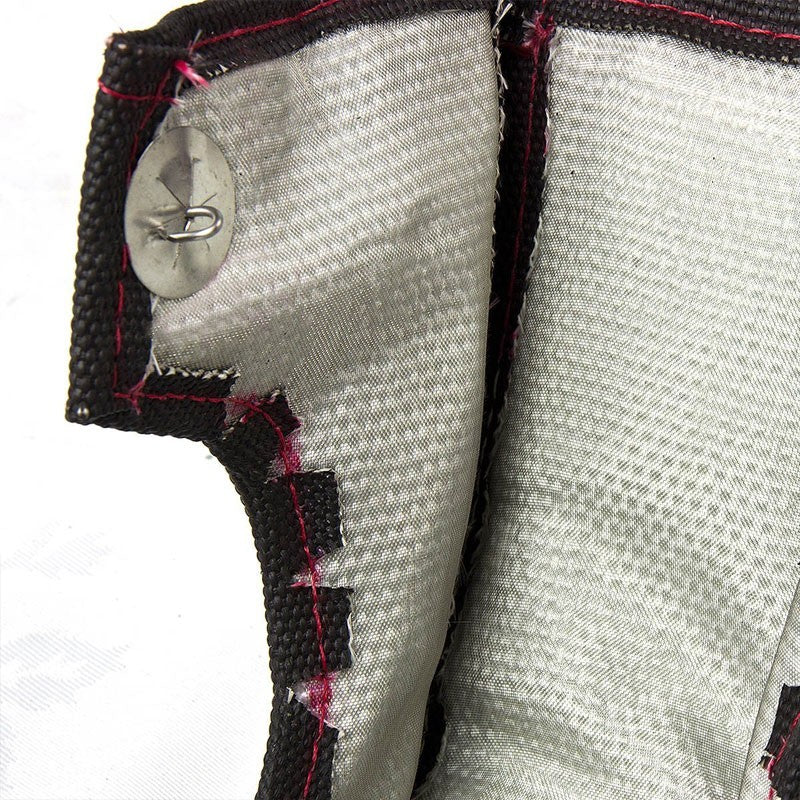 Black/Red Stitch Turbo/Turbocharger Heat Wrap Blanket for T3/25/28 GT35/37 CT26-Performance-BuildFastCar