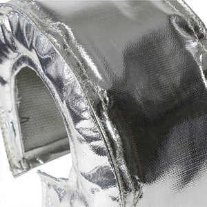 Chrome Turbo/Turbocharger Heat Shield/Wrap Blanket for T3 T25 T28 GT35 GT37 CT28-Performance-BuildFastCar