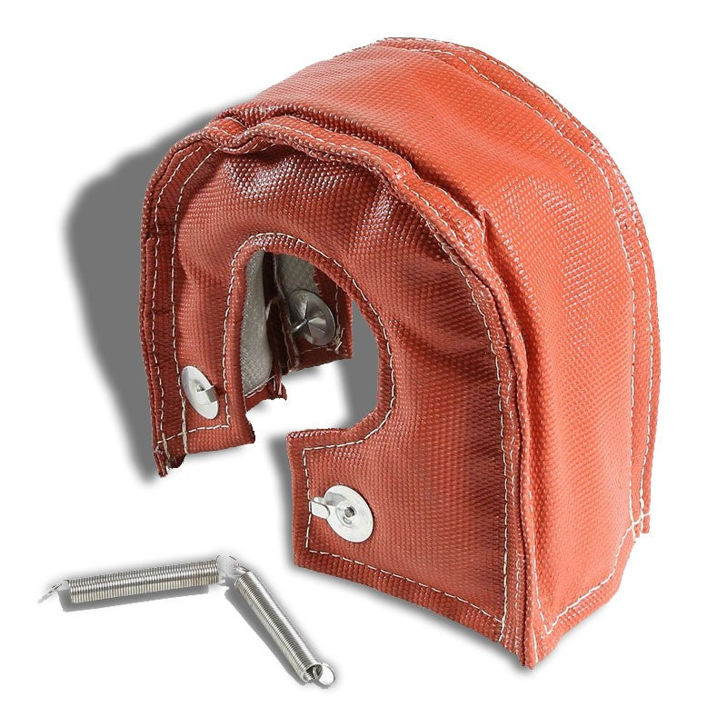 Red Turbo/Turbocharger Heat Shield/Wrap Blanket for T3 T25 T28 GT35 GT37 CT28-Performance-BuildFastCar