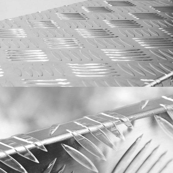 36"x18"x17" ALU Truck/Pickup/Trailer Trunk Utility Storage Flat Tool Box+Lock-Exterior-BuildFastCar