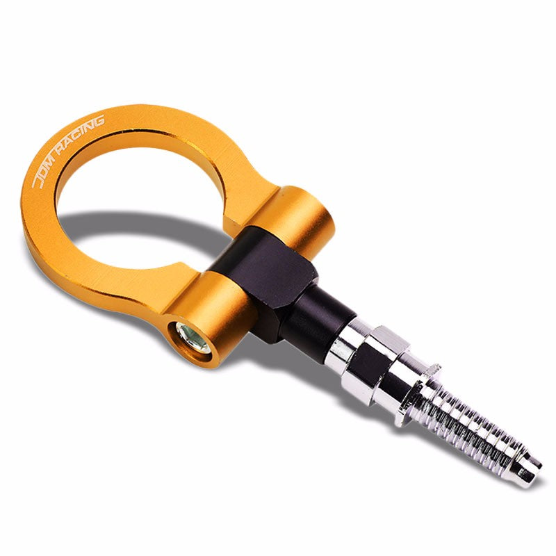 Orange M15.8xP3.175 Billet Aluminum Front/Rear Race Tow Hook Ring For BMW 3/5/7-Exterior-BuildFastCar