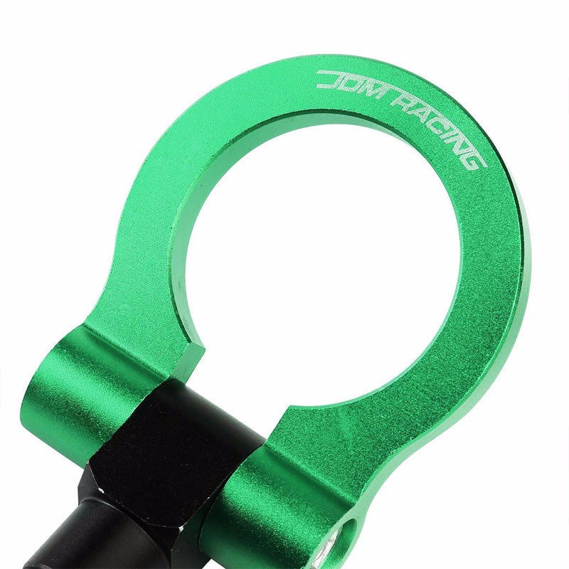 Green M18x2.5 Screw-On Front/Rear Race Tow Hook Ring Honda Fit