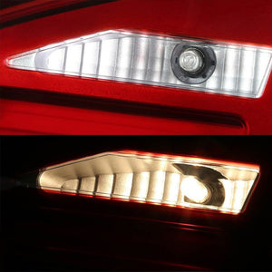 Chrome Housing Red/Clear Lens 3D LED Tail Light For BMW 05-08 3-Series 4-Door Sedan-Exterior-BuildFastCar