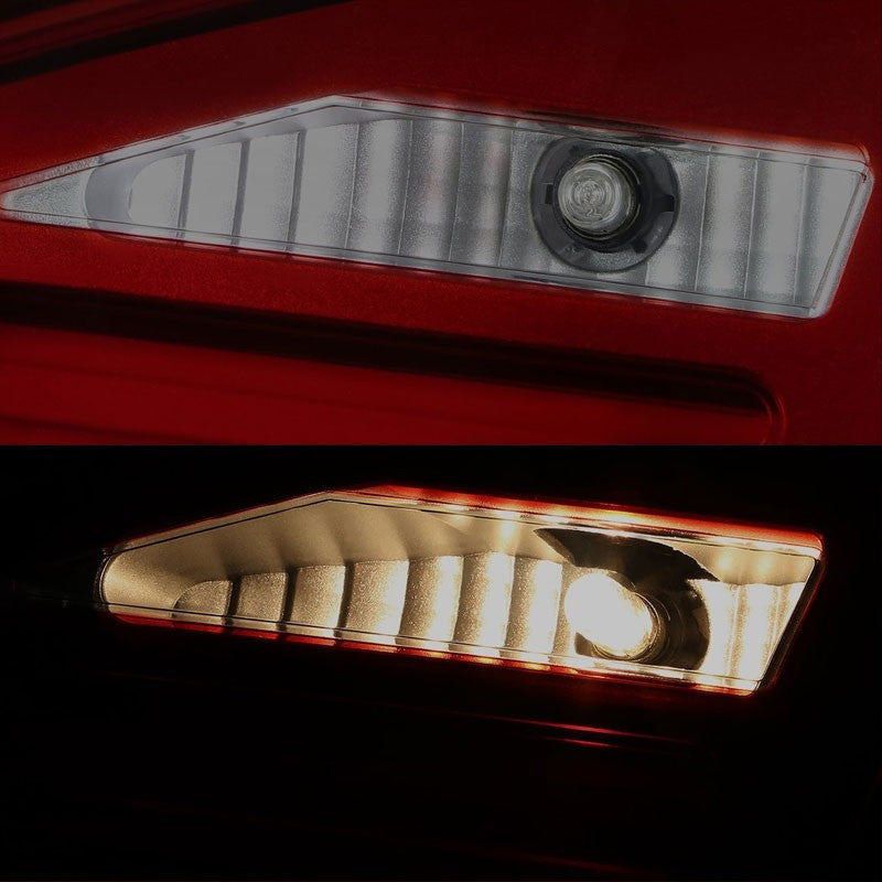 Red Housing Smoked Lens 3D LED Tail Light For BMW 05-08 3-Series 4-Door Sedan-Exterior-BuildFastCar