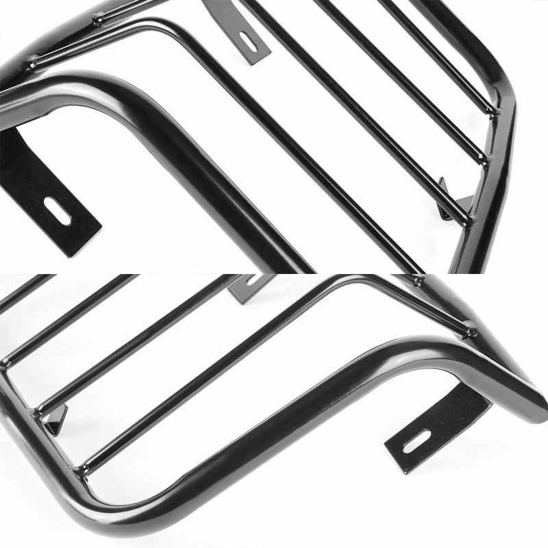 Black Coated Steel Tail Light/Lamp Cage Guard Cover For Ford 04-08 F150 Pick-up-Exterior-BuildFastCar