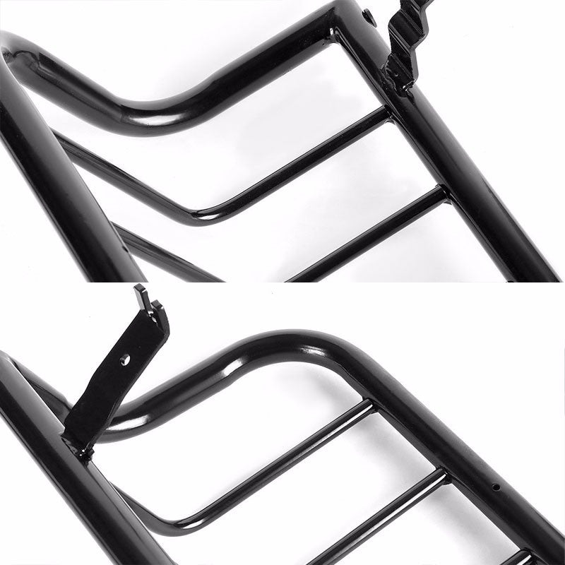 Black Coated Steel Tail Light/Lamp Cage Guard Cover For Nissan 00-04 Xterra-Exterior-BuildFastCar