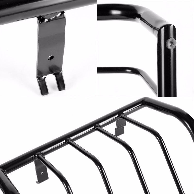 Black Coated Steel Tail Light/Lamp Cage Guard Cover For Nissan 00-04 Xterra-Exterior-BuildFastCar