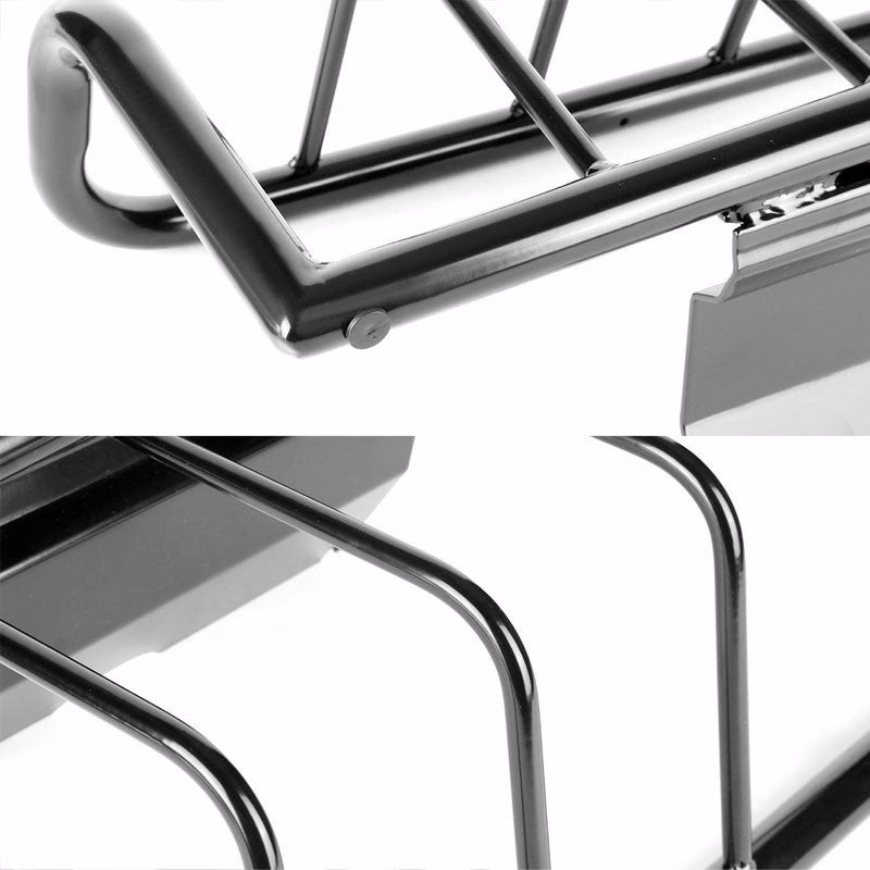 Black Coated Steel Tail Light/Lamp Cage Guard Cover For Hummer 06-10 H3 GMT 345-Exterior-BuildFastCar