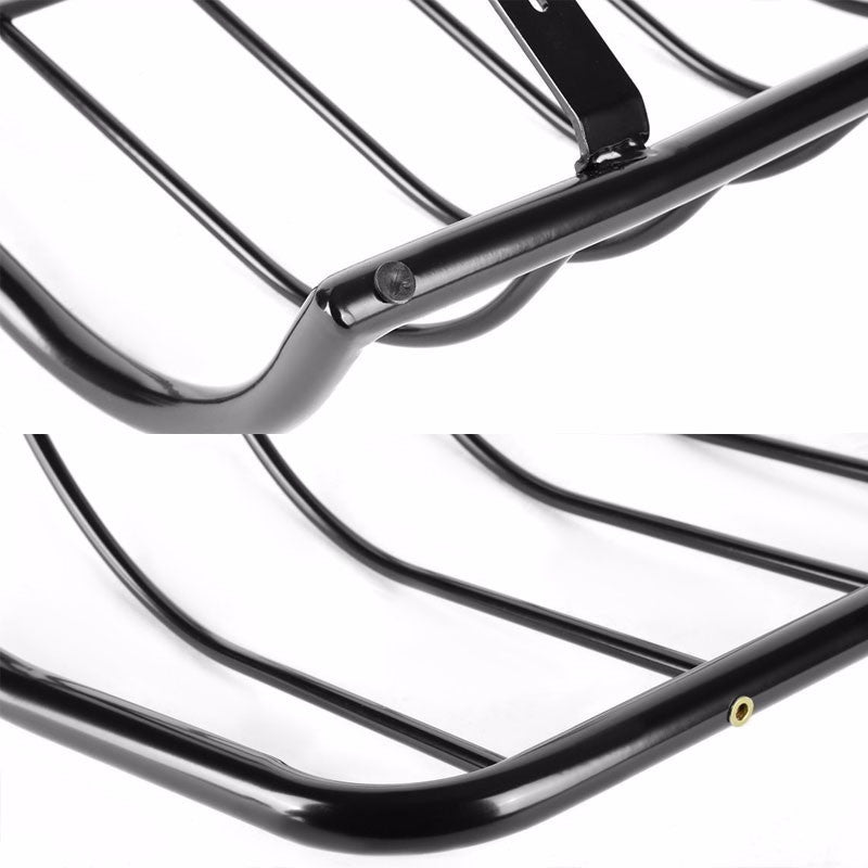 Black Coated Steel Tail Light/Lamp Cage Guard For Chevy 07-14 Silverado/Sierra-Exterior-BuildFastCar