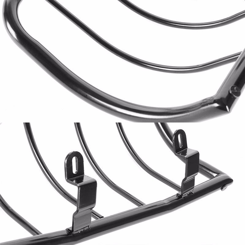 Black Coated Steel Tail Light/Lamp Cage Guard For Dodge 10-16 Ram 1500/2500/3500-Exterior-BuildFastCar