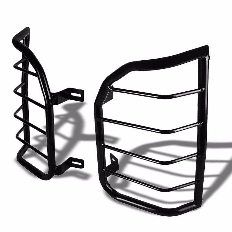 Black Coated Steel Tail Light/Lamp Cage Guard Cover For Nissan 05-12 Pathfinder-Exterior-BuildFastCar