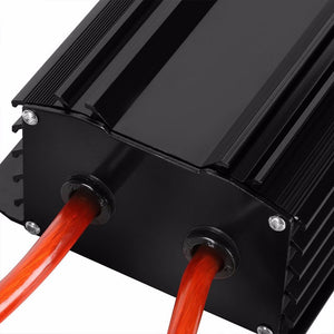 Black Universal High Efficiency Car Voltage Battery Cable Stabilizer Regulator+Mounting Plate-Performance-BuildFastCar