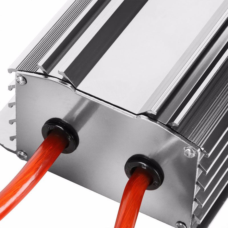 Silver Universal High Efficiency Car Voltage Battery Cable Stabilizer Regulator+Mounting Plate-Performance-BuildFastCar