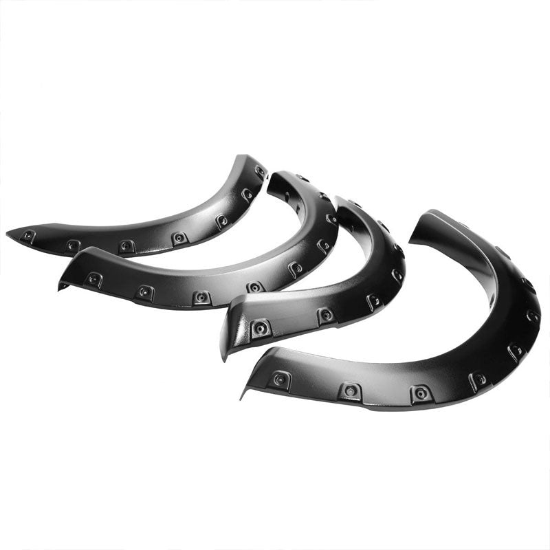 Textured Black ABS Pocket-Rivet Wheel Fender Flares Guard For 93-11 Ford Ranger-Exterior-BuildFastCar