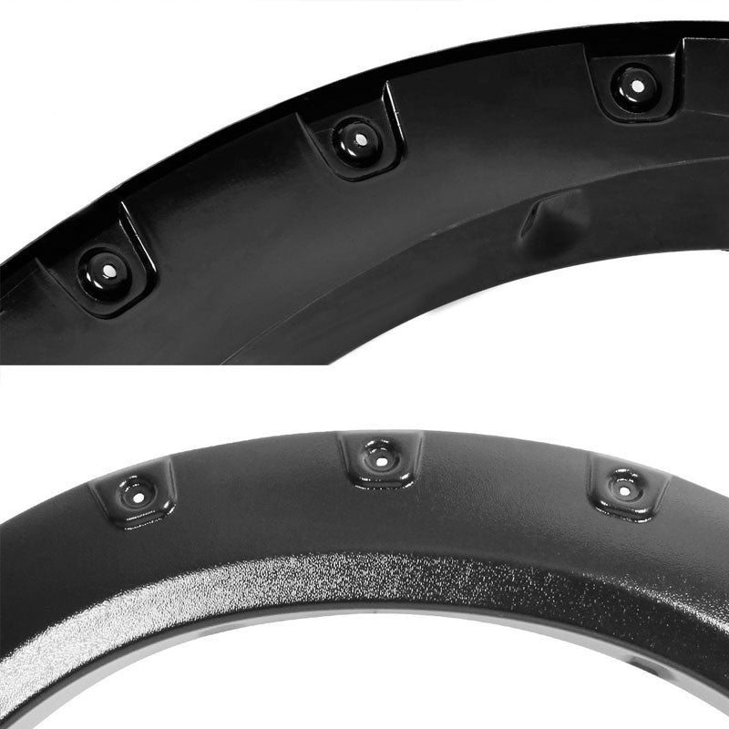Textured Black ABS Pocket-Rivet Wheel Fender Flares Guard For 93-11 Ford Ranger-Exterior-BuildFastCar