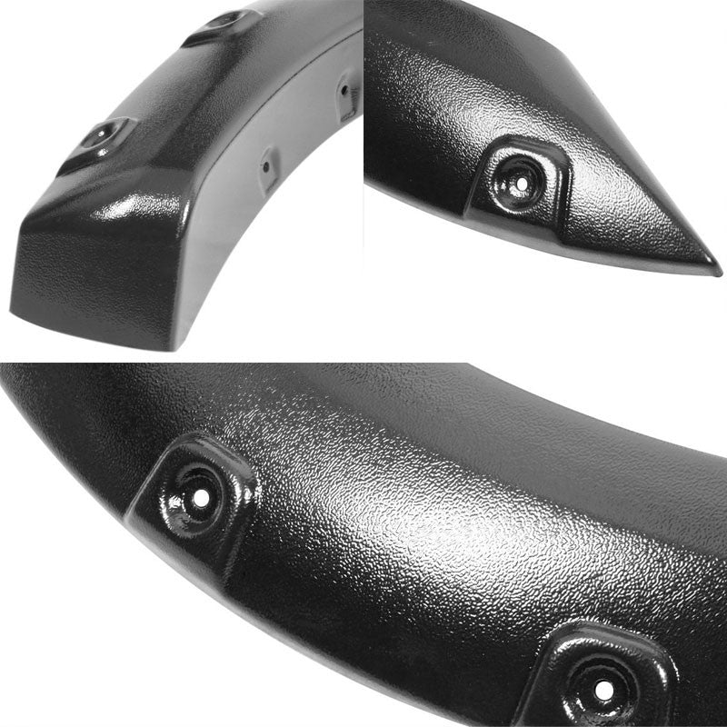 Textured Black ABS Pocket-Rivet Wheel Fender Flares Guard For 93-11 Ford Ranger-Exterior-BuildFastCar
