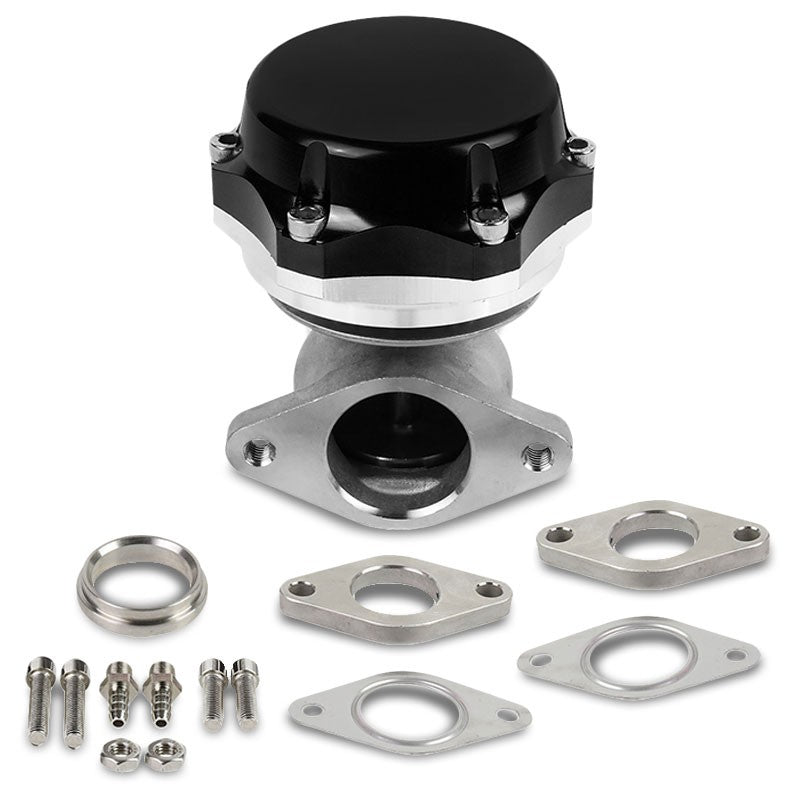 Universal T3 Black 38mm JDM Turbo Manifold Wastegate+Dump Valve+7&13 PSI Spring