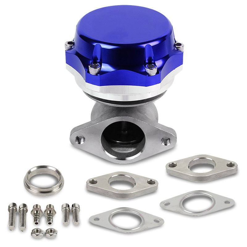 Universal T3 Blue 38mm JDM Turbo Manifold Wastegate+Dump Valve+7&13 PSI Spring