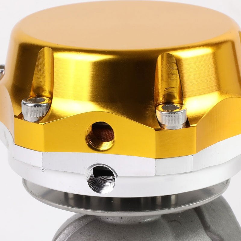 Universal T3 Gold 38mm Turbo Manifold Boost Wastegate+Dump Valve+7/13 PSI Spring
