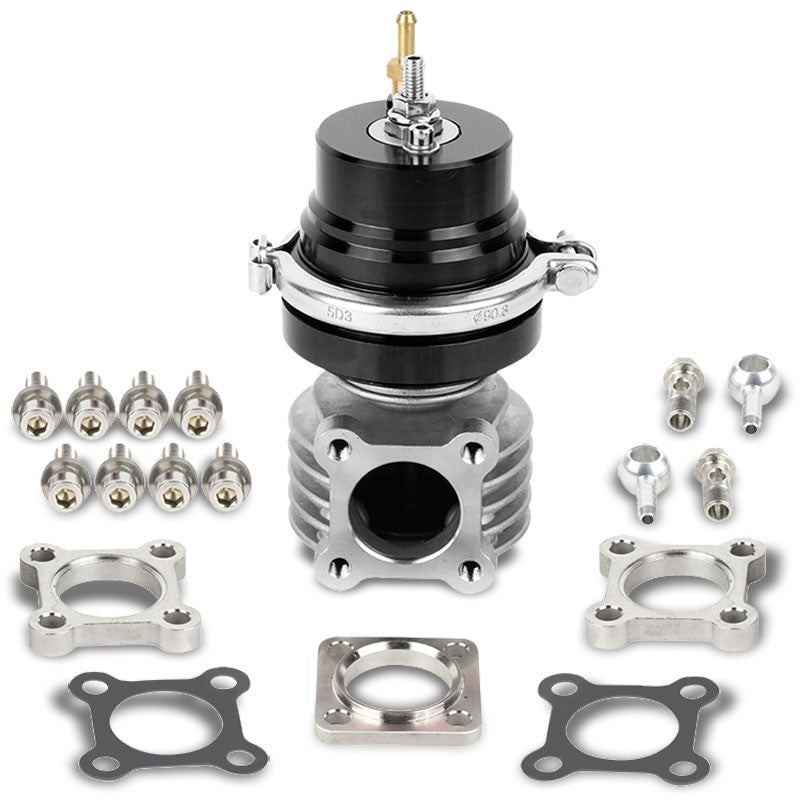 Silver Universal 46mm 14PSI 4-Bolt On Turbocharger External Wastegate Spring T11