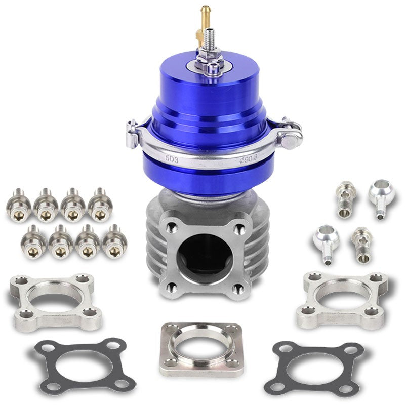 Blue Universal 46mm 14PSI 4-Bolt On Turbocharger External Wastegate Spring T11