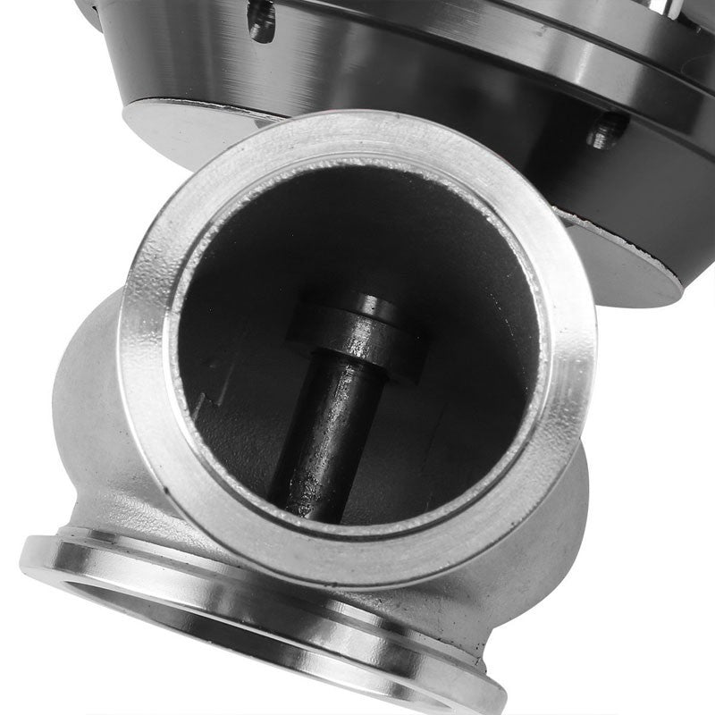 Black 44mm 14 PSI V-Band Turbo Boost Exhaust Manifold External Wastegate+Dump Pipe Valve+Ring-Performance-BuildFastCar