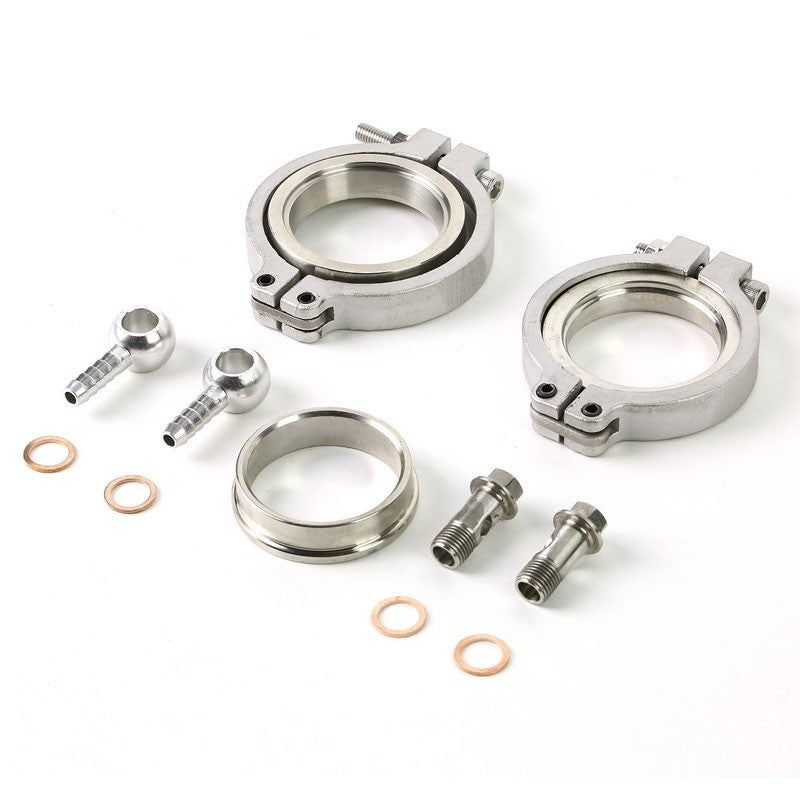 Black 44mm 14 PSI V-Band Turbo Boost Exhaust Manifold External Wastegate+Dump Pipe Valve+Ring-Performance-BuildFastCar
