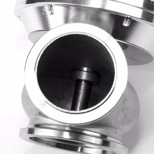 Black Dual Stage Adjustable 1-30 PSI Turbo Boost Control+Silver 44mm 14 PSI V-Band Turbo Wastegate-Performance-BuildFastCar