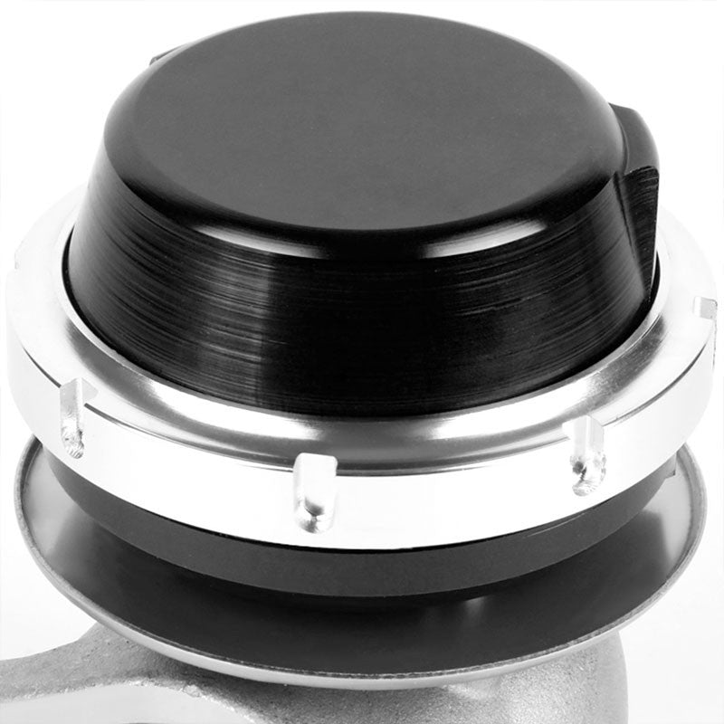 Black Universal External 38mm 2-Bolt 14PSI TurboWastegate Kit+Spring+Ring T22