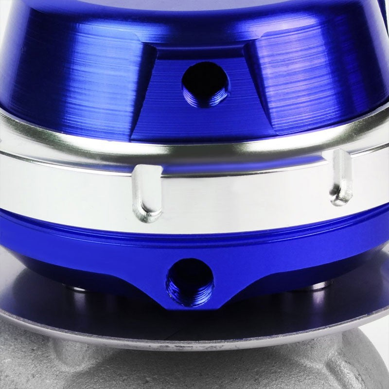 Blue Universal External 38mm 2-Bolt 14PSI TurboWastegate Kit+Spring+Ring T22