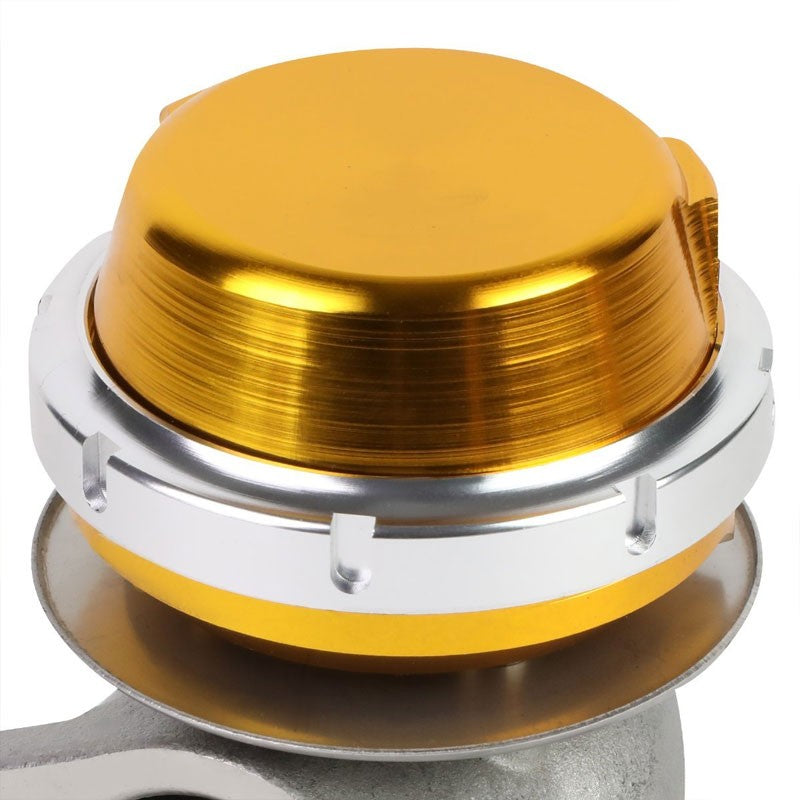 Gold Universal External 38mm 2-Bolt 14PSI TurboWastegate Kit+Spring+Ring T22