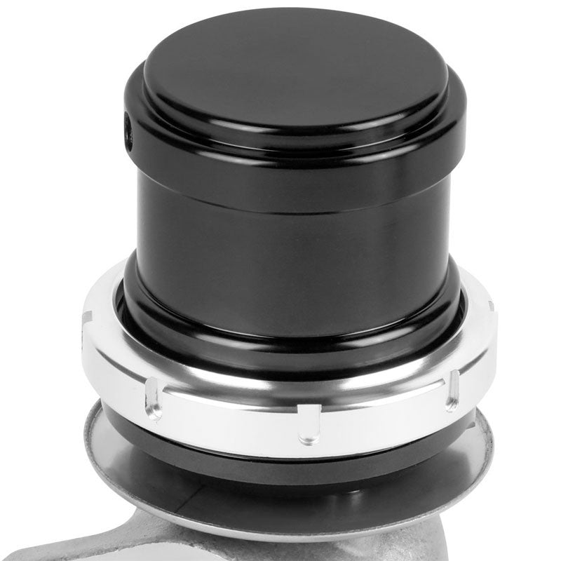 Black Turbo Charger 38mm 2-Bolt 14PSI Turbo External Wastegate Kit+Spring T33