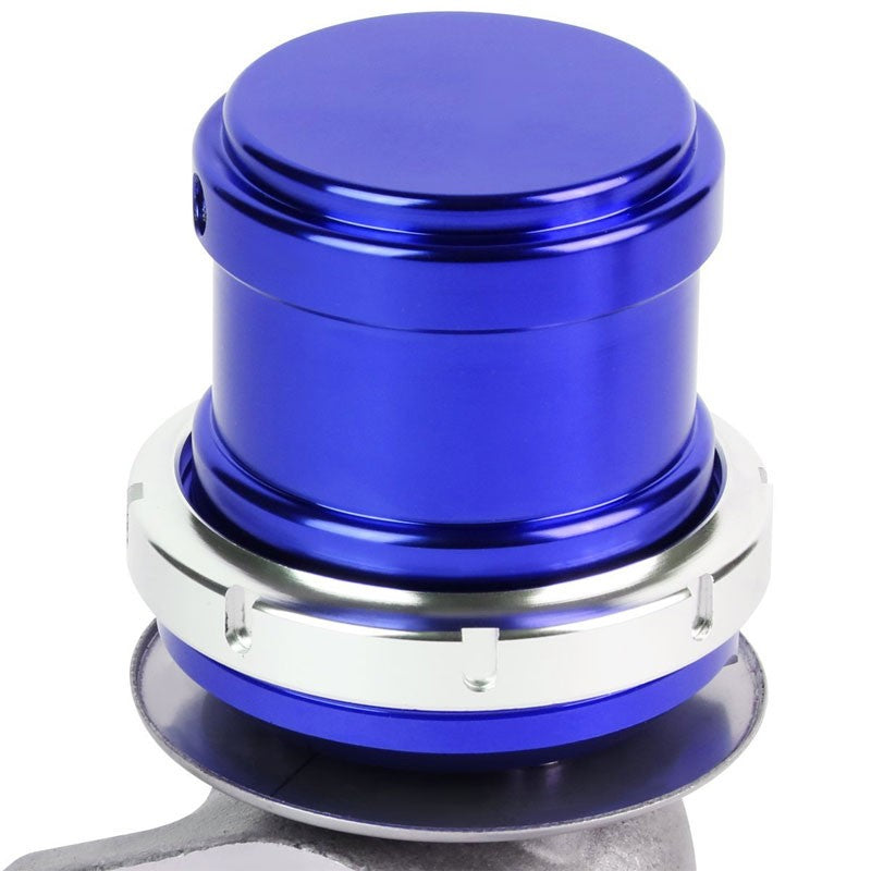 Blue Turbo Charger 38mm 2-Bolt 14PSI Turbo External Wastegate Kit+Spring T33