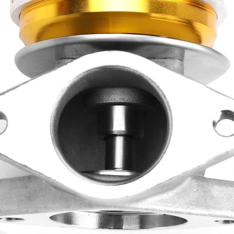 Gold Turbo Charger 38mm 2-Bolt 14PSI Turbo External Wastegate Kit+Spring T33