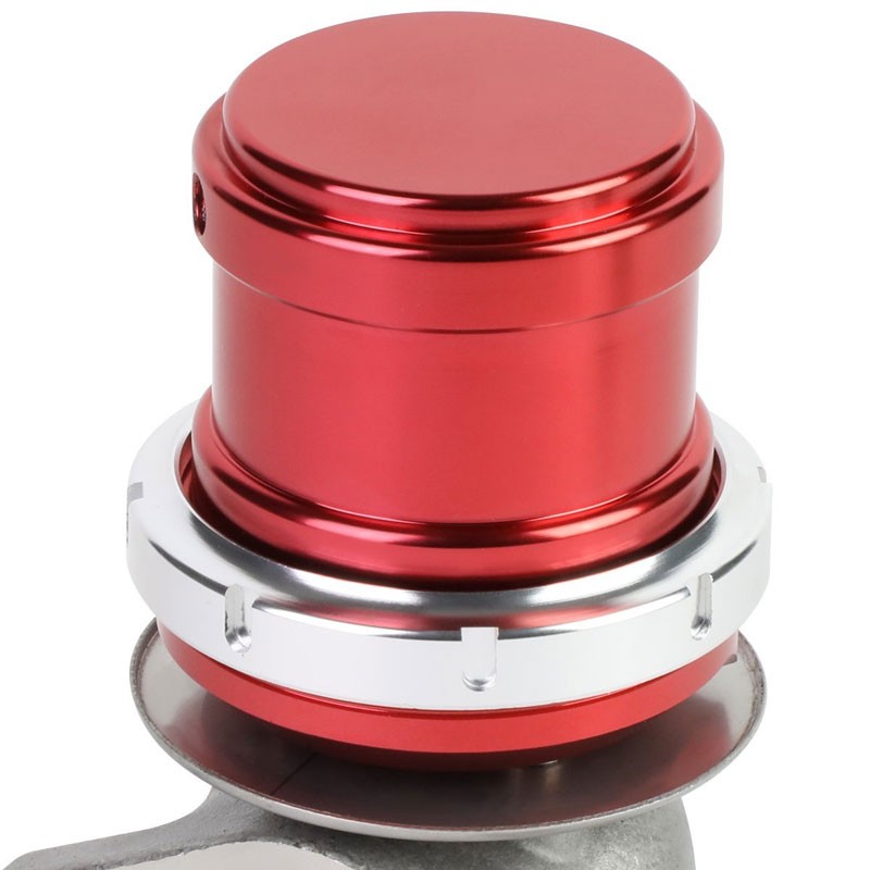 Red Turbo Charger 38mm 2-Bolt 14PSI Turbo External Wastegate Kit+Spring T33