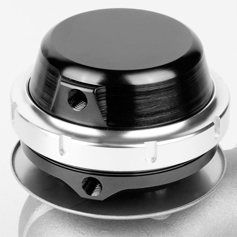 Universal Black Turbocharger 40mm 14PSI VBand Clamp 4" External Wastegate+Spring