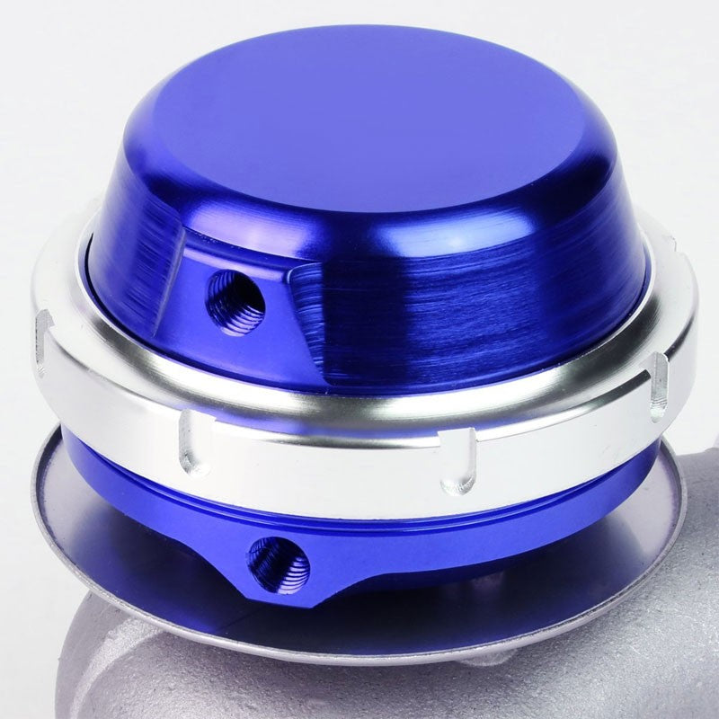 Universal Blue Turbocharger 40mm 14PSI V-Band Clamp 4" External Wastegate+Spring