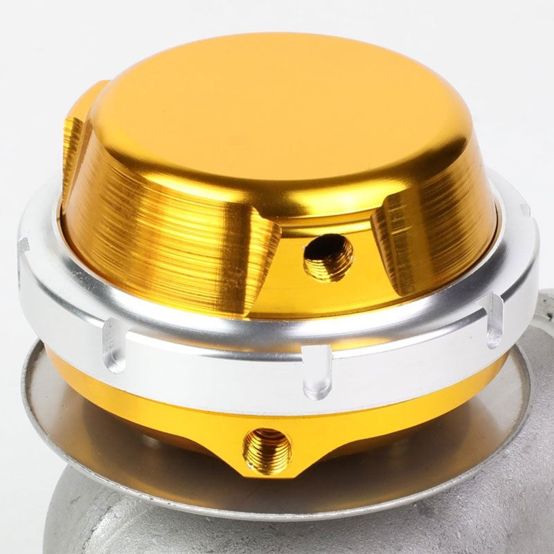Universal Gold 40mm 14PSI V-Band Clamp-On Turbo External Wastegate+Spring T11