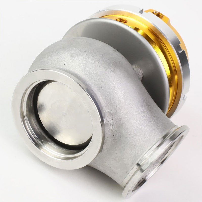 Universal Gold 40mm 14PSI V-Band Clamp-On Turbo External Wastegate+Spring T11