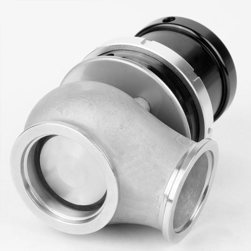 Black Universal 40mm 14PSI V-Band Clamp-On Turbo External Wastegate+Spring T22