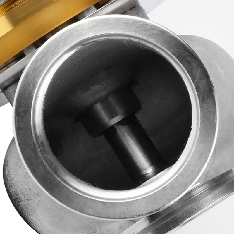 Gold Universal 40mm 14PSI V-Band Clamp-On Turbo External Wastegate+Spring T22