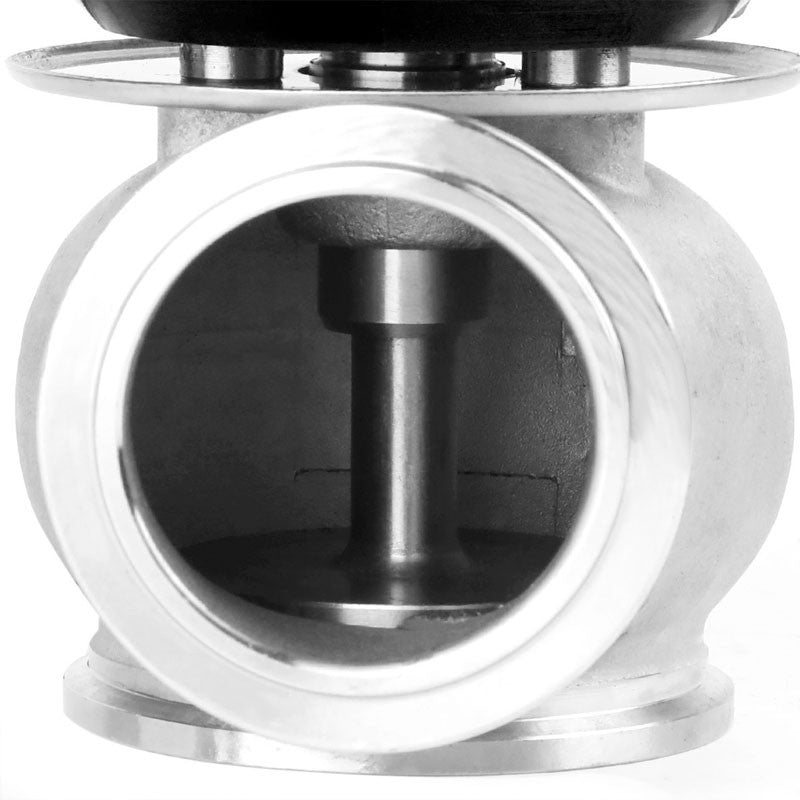 Black Turbocharger 44mm 14PSI V-Band ClampOn External Wastegate+Spring T11
